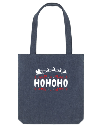 Ho Ho Ho (Moș Crăciun) alb Midnight Blue