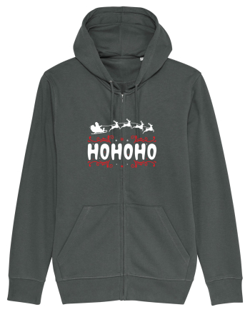 Ho Ho Ho (Moș Crăciun) alb Anthracite