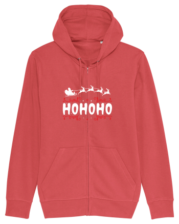Ho Ho Ho (Moș Crăciun) alb Carmine Red