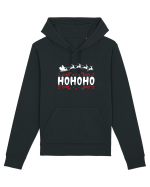 Ho Ho Ho (Moș Crăciun) alb Hanorac Unisex Drummer