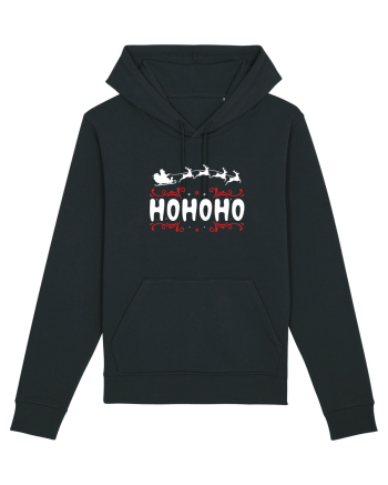 Ho Ho Ho (Moș Crăciun) alb Black