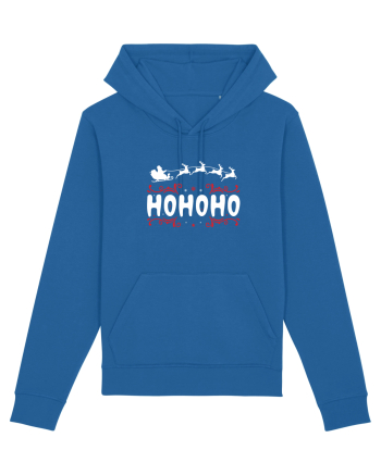 Ho Ho Ho (Moș Crăciun) alb Royal Blue