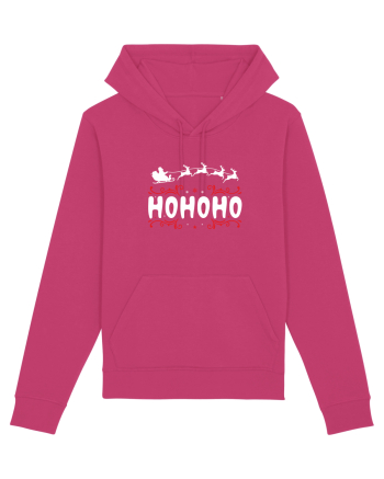 Ho Ho Ho (Moș Crăciun) alb Raspberry