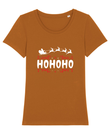 Ho Ho Ho (Moș Crăciun) alb Roasted Orange