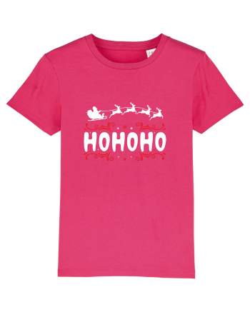 Ho Ho Ho (Moș Crăciun) alb Raspberry