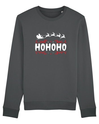 Ho Ho Ho (Moș Crăciun) alb Anthracite