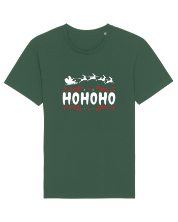 Ho Ho Ho (Moș Crăciun) alb Bottle Green