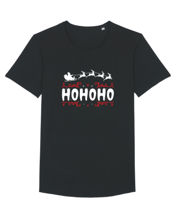 Ho Ho Ho (Moș Crăciun) alb Black