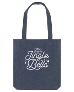 Jingle Bells (Crăciun) alb Sacoșă textilă
