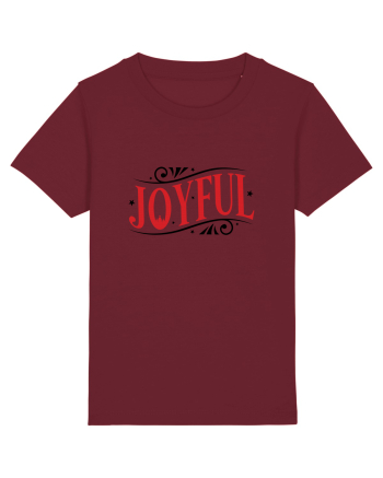 Joyful (Crăciun) Burgundy