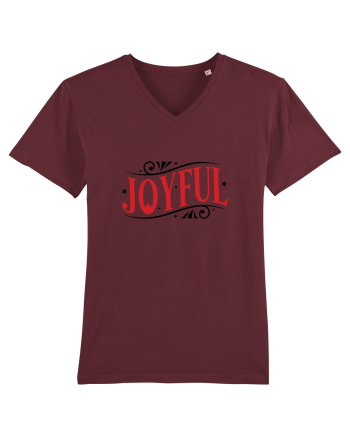 Joyful (Crăciun) Burgundy