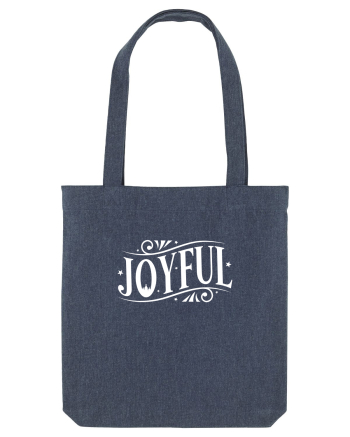 Joyful (Crăciun) alb Midnight Blue