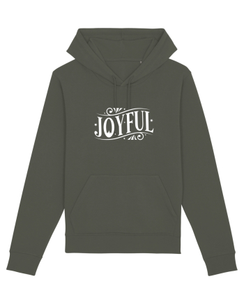 Joyful (Crăciun) alb Khaki