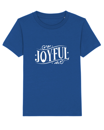 Joyful (Crăciun) alb Majorelle Blue