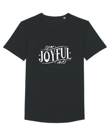 Joyful (Crăciun) alb Black