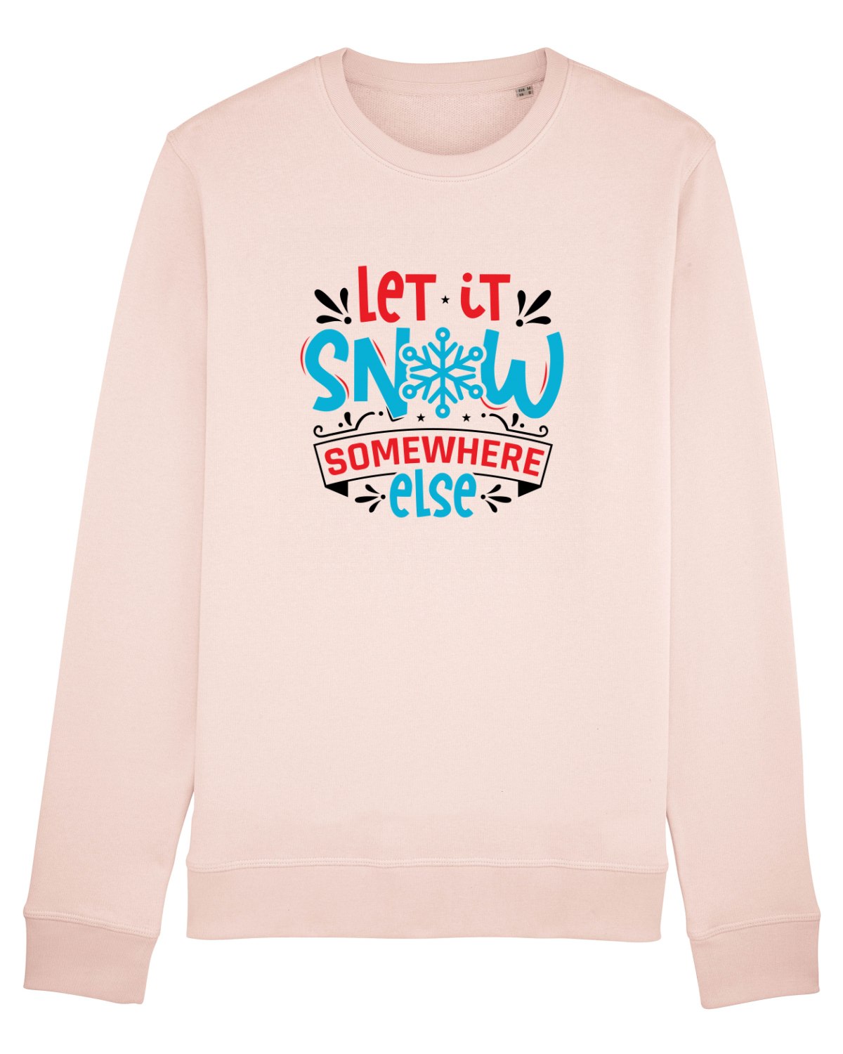 Bluză mânecă lungă Unisex Rise Candy Pink