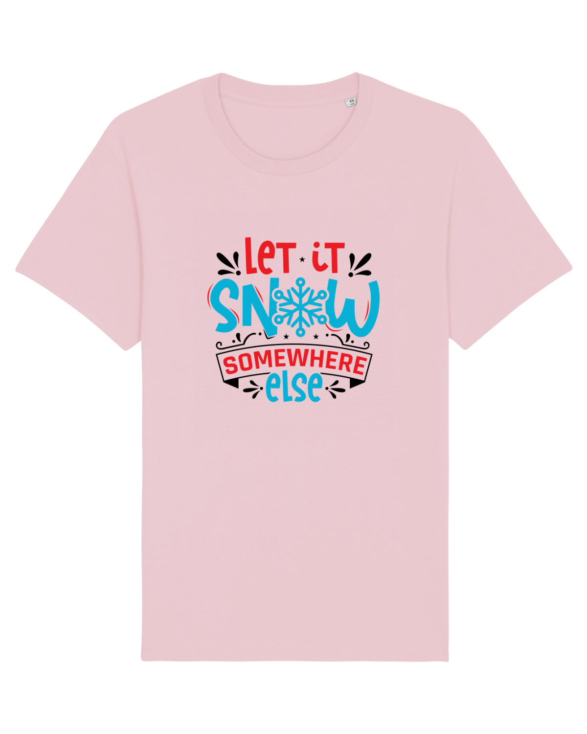 Tricou mânecă scurtă Unisex Rocker Cotton Pink