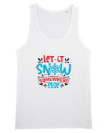 Let it Snow Somewhere Else (Crăciun) Maiou Bărbat Runs