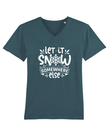 Let it Snow Somewhere Else (Crăciun) alb Stargazer