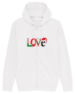 Love (Crăciun) Hanorac cu fermoar Unisex Connector