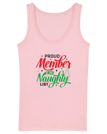 Proud Member of the Naughty List Cotton Pink