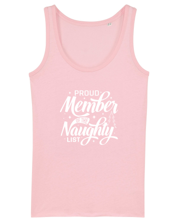 Proud Member of the Naughty List (alb) Cotton Pink
