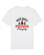 Nice Until Proven Naughty Tricou mânecă scurtă Unisex Rocker