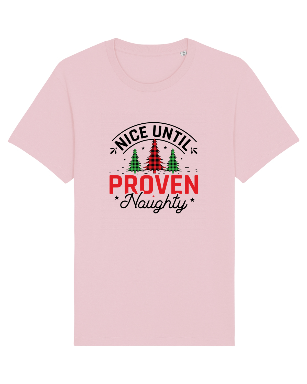 Tricou mânecă scurtă Unisex Rocker Cotton Pink
