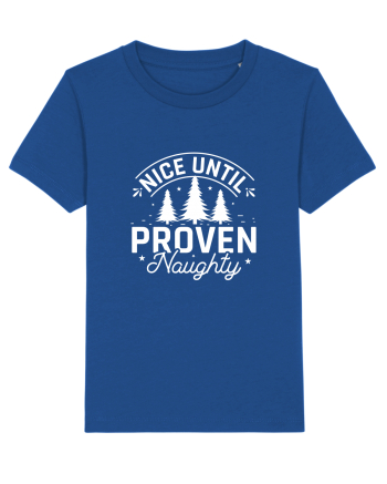 Nice Until Proven Naughty (alb) Majorelle Blue