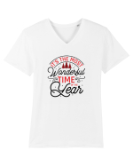 It's the Most Wonderful Time of the Year Tricou mânecă scurtă guler V Bărbat Presenter