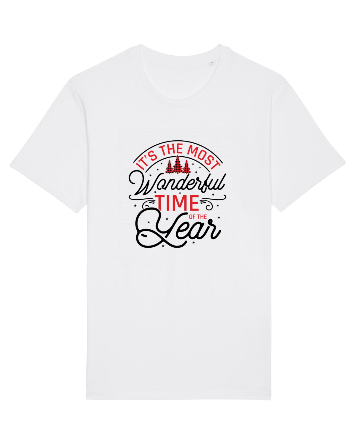 Tricou mânecă scurtă Unisex Rocker White