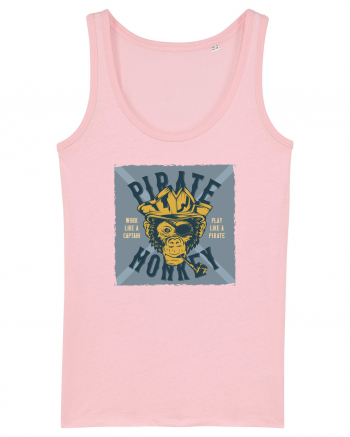 Pirate Monkey Cotton Pink