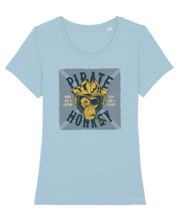 Pirate Monkey Sky Blue