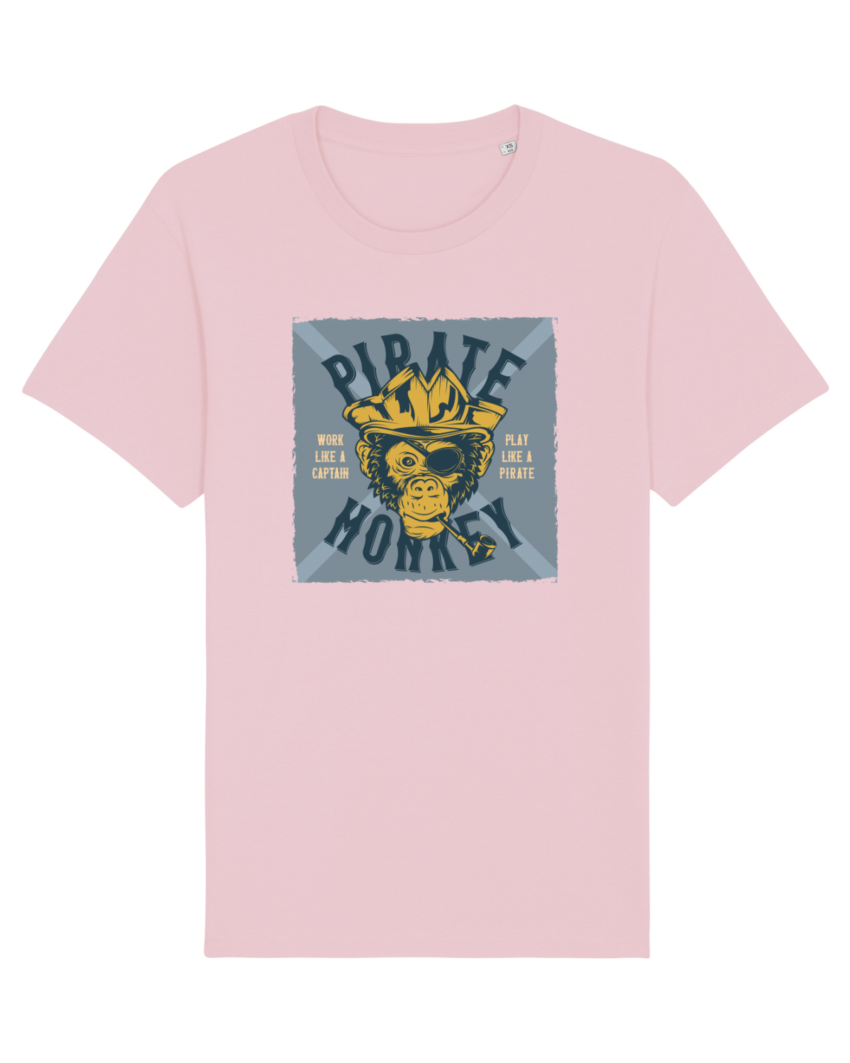 Tricou mânecă scurtă Unisex Rocker Cotton Pink