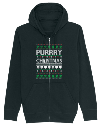 Purry Christmas Ugly Sweater (Crăciun) Black