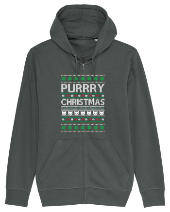 Purry Christmas Ugly Sweater (Crăciun) Anthracite