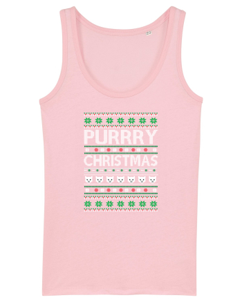 Purry Christmas Ugly Sweater (Crăciun) Cotton Pink