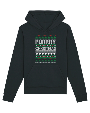 Purry Christmas Ugly Sweater (Crăciun) Black