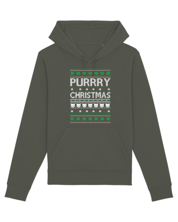 Purry Christmas Ugly Sweater (Crăciun) Khaki