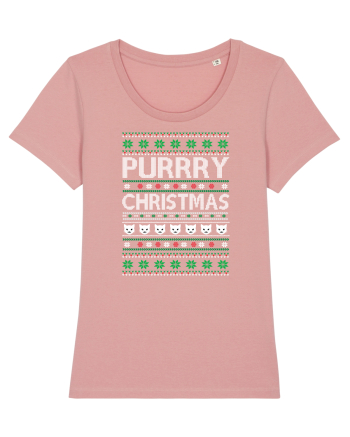 Purry Christmas Ugly Sweater (Crăciun) Canyon Pink
