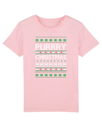 Purry Christmas Ugly Sweater (Crăciun) Cotton Pink