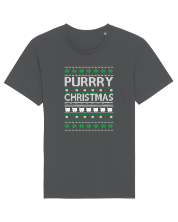 Purry Christmas Ugly Sweater (Crăciun) Anthracite