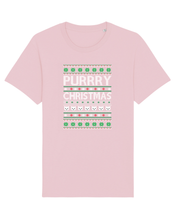 Purry Christmas Ugly Sweater (Crăciun) Cotton Pink