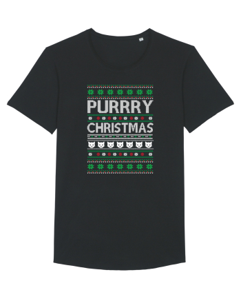 Purry Christmas Ugly Sweater (Crăciun) Black