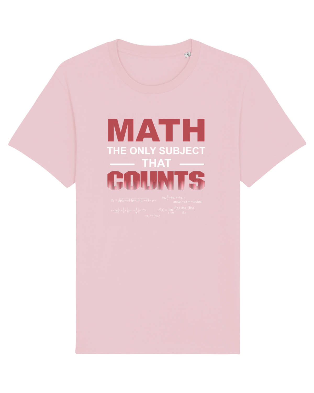 Tricou mânecă scurtă Unisex Rocker Cotton Pink