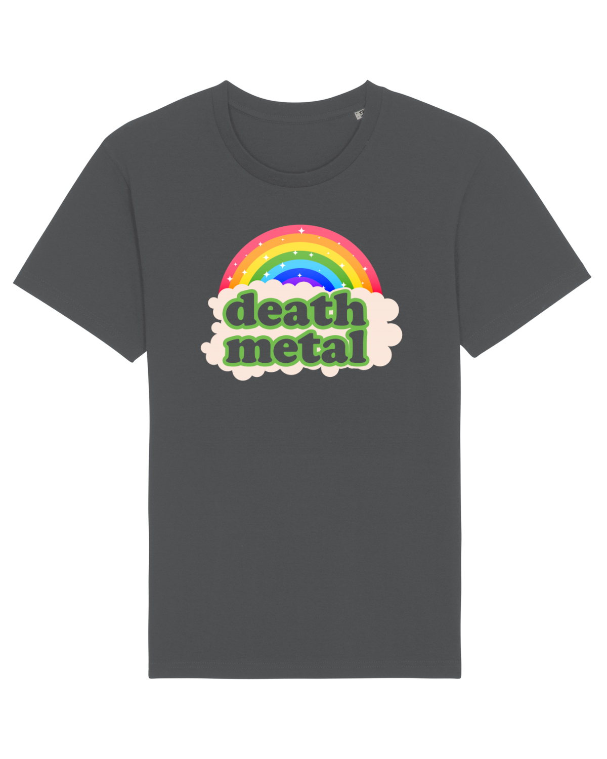 Tricou mânecă scurtă Unisex Rocker Anthracite