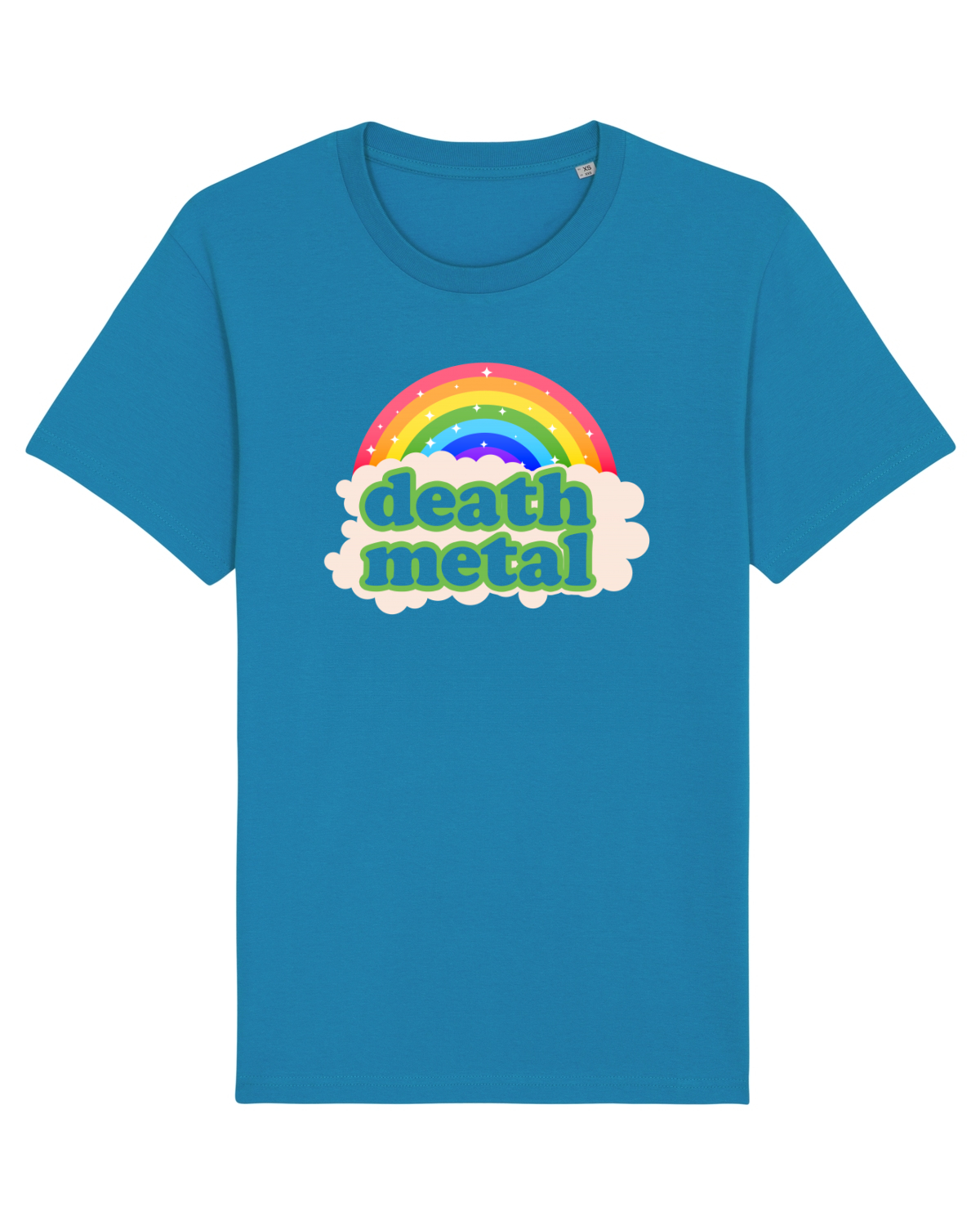 Tricou mânecă scurtă Unisex Rocker Azur