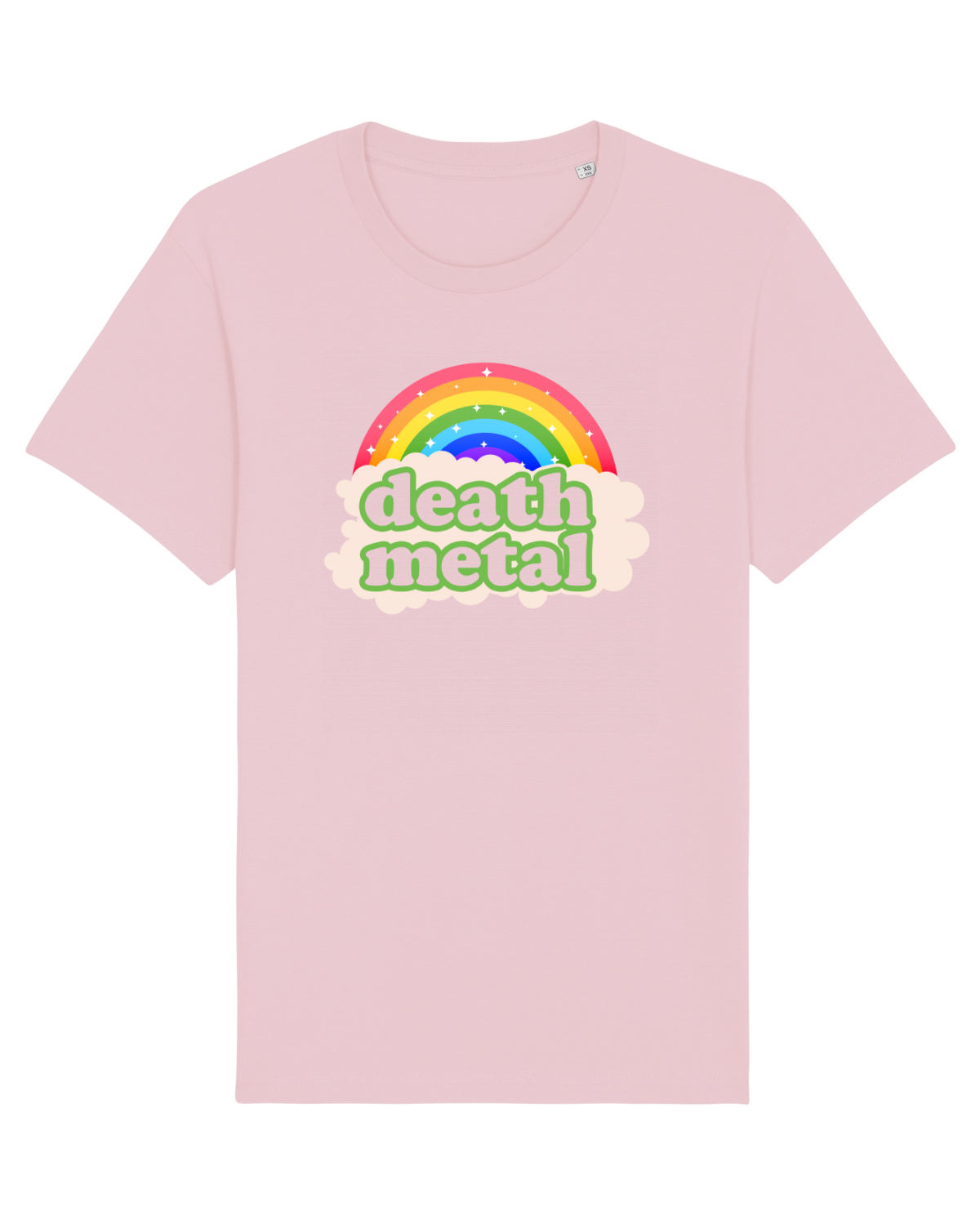 Tricou mânecă scurtă Unisex Rocker Cotton Pink