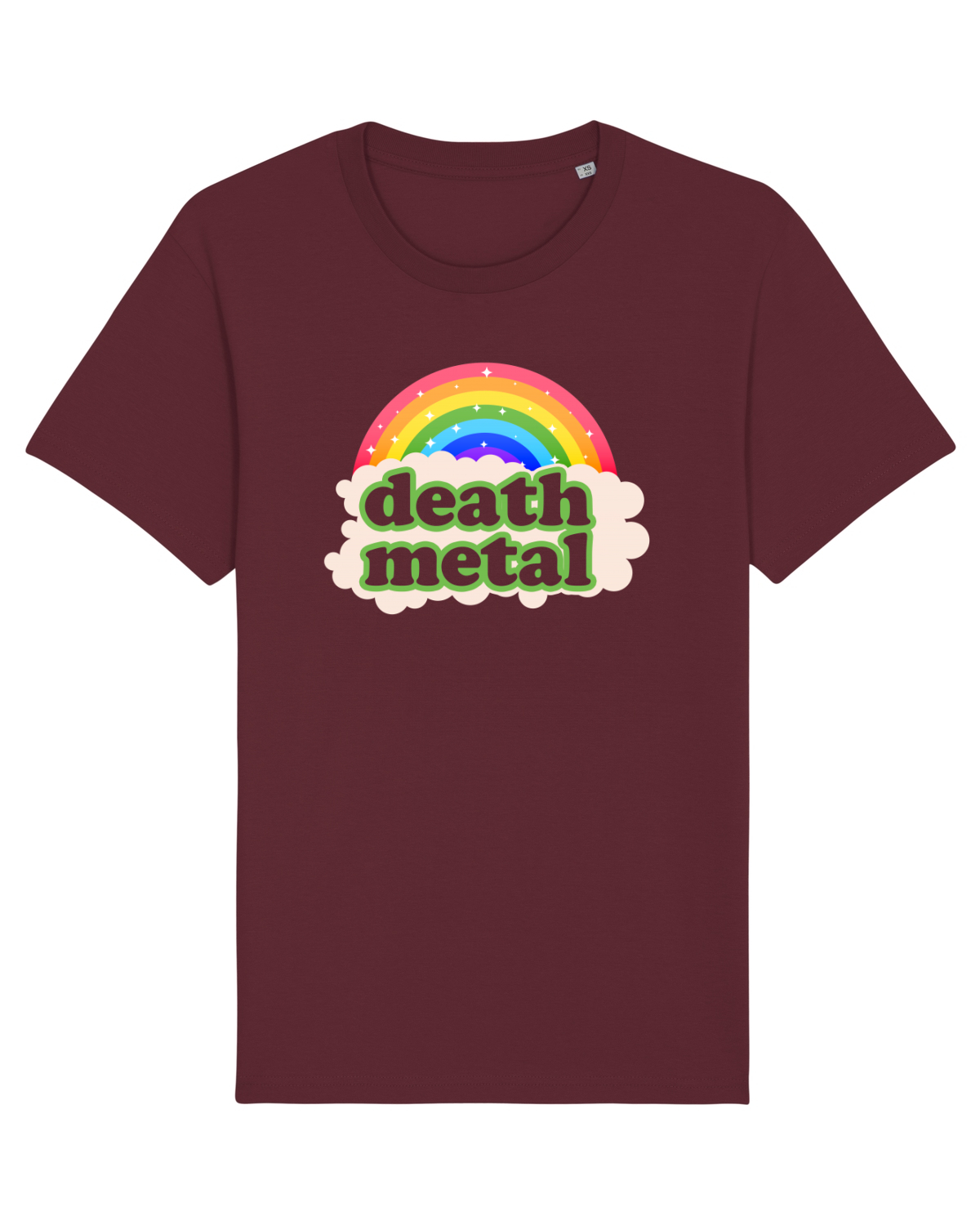 Tricou mânecă scurtă Unisex Rocker Burgundy