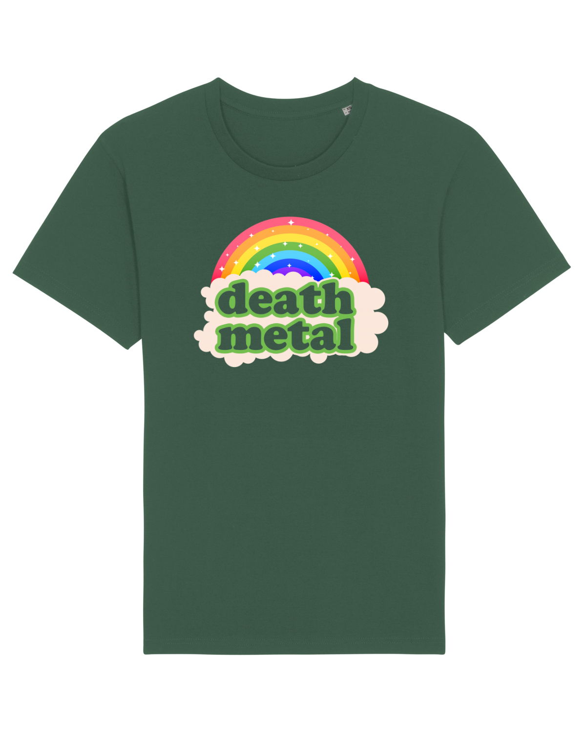 Tricou mânecă scurtă Unisex Rocker Bottle Green